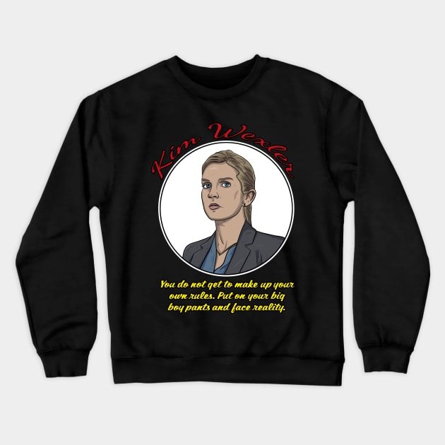 Kim Wexler - Batter Call Saul Crewneck Sweatshirt by Black Snow Comics